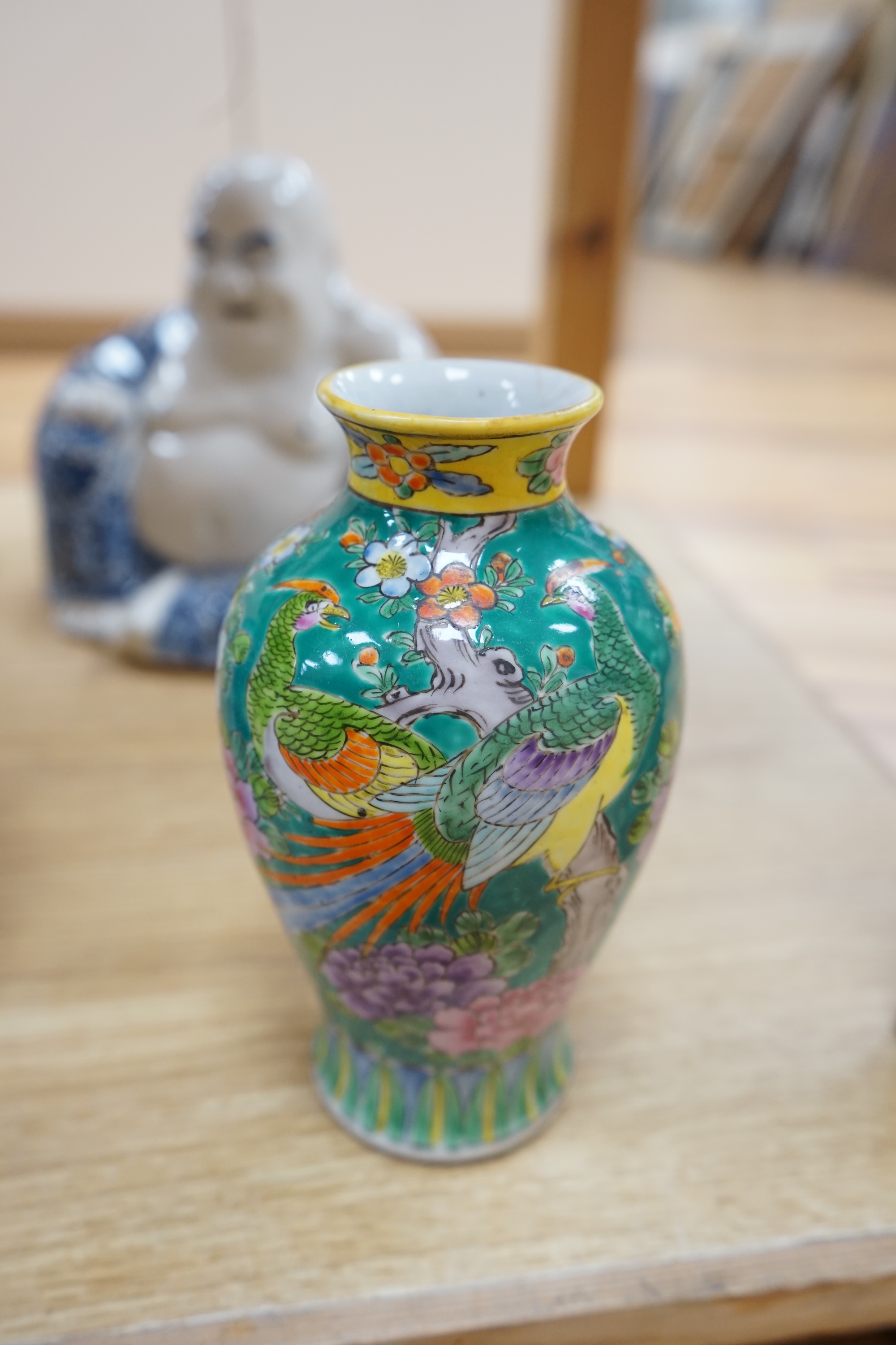 A group of various Chinese and Japanese ceramics etc. Condition - varies